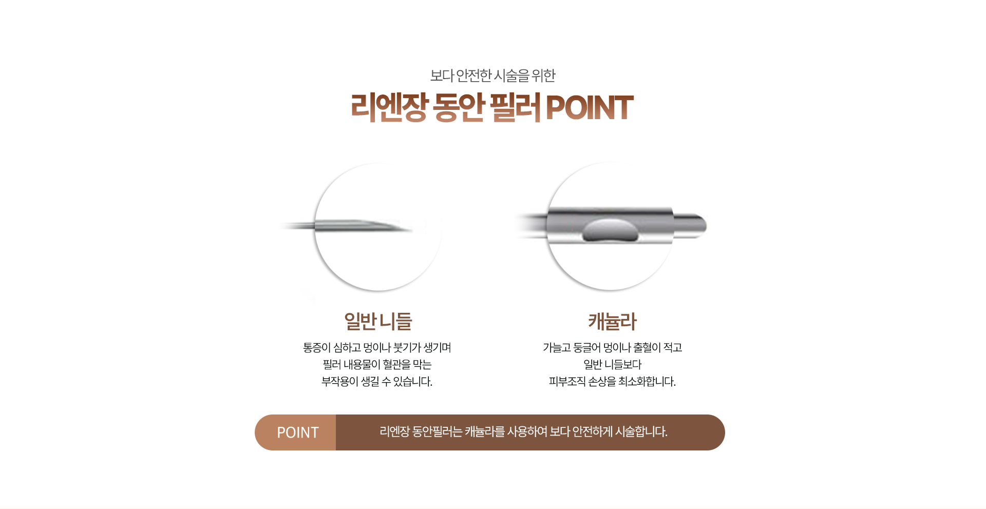 리엔장 동안필러 캐뉼라사용